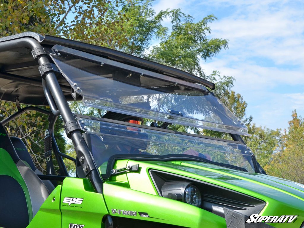 SuperATV flip windshield for Kawasaki Teryx 750 / 800