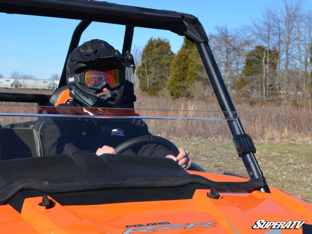 SuperATV half windshield for Polaris RZR Xp Turbo
