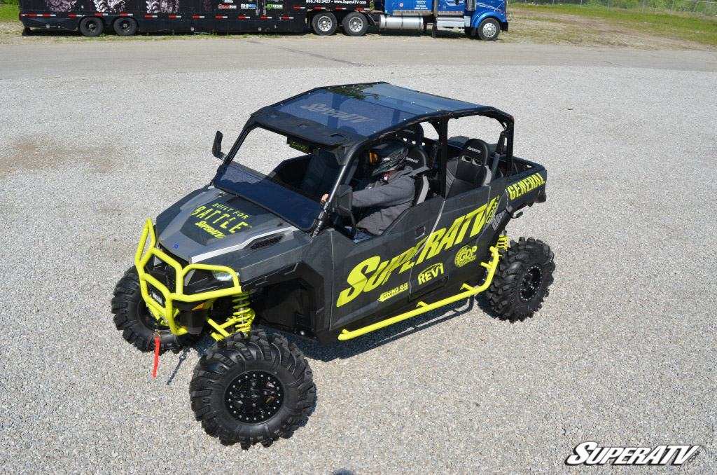 Polycarbonate tinted roof for UTV