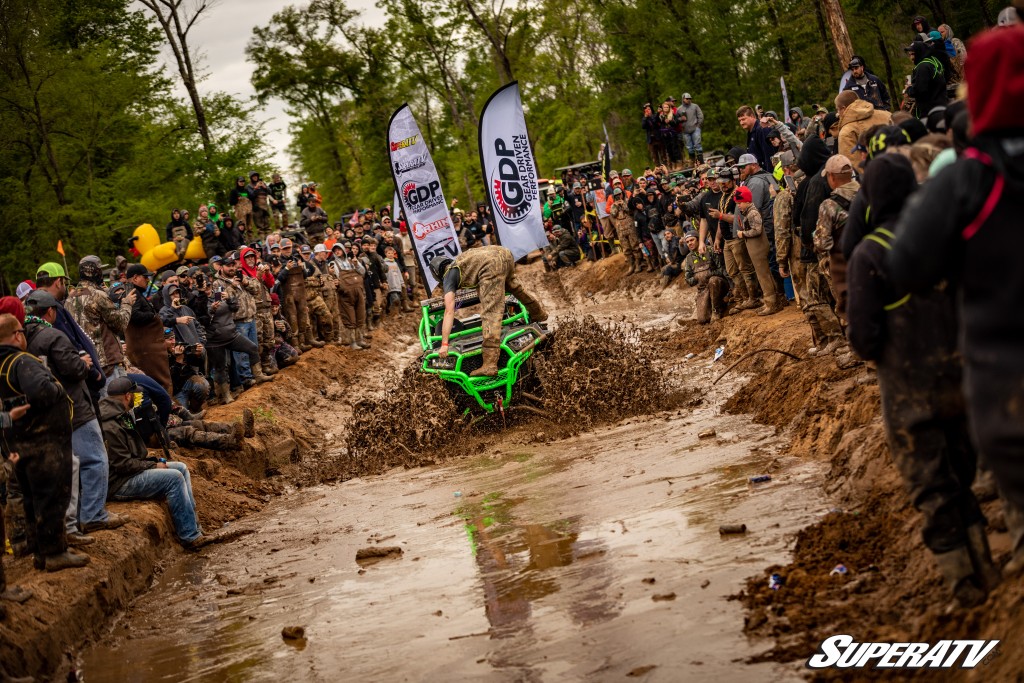 UTV in mud pit