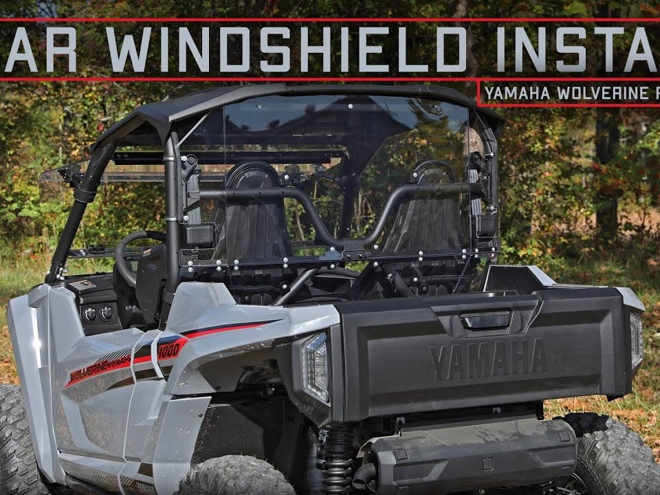 SuperATV Rear Windshield on Yamaha RMAX 1000