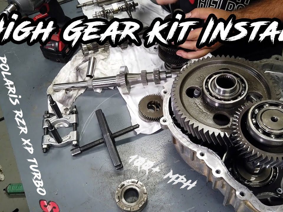High gear kit and clutch kit for RZR XP Turbo