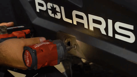 Braden removes an OEM Torx screw.