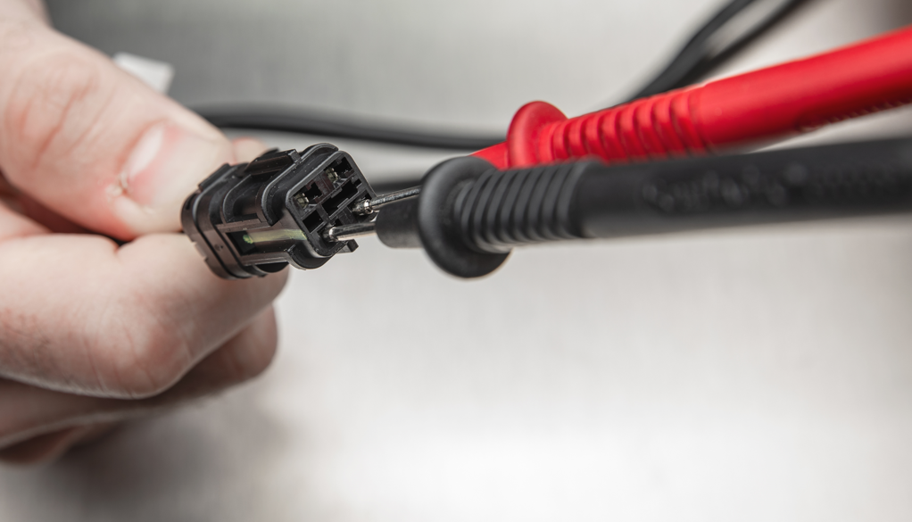 Testing electricity to cpu on power steering kit