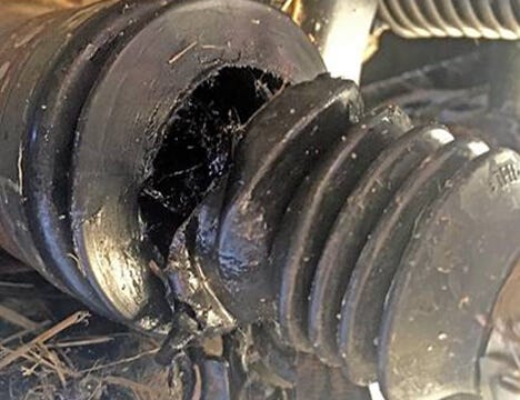 broken axle boot