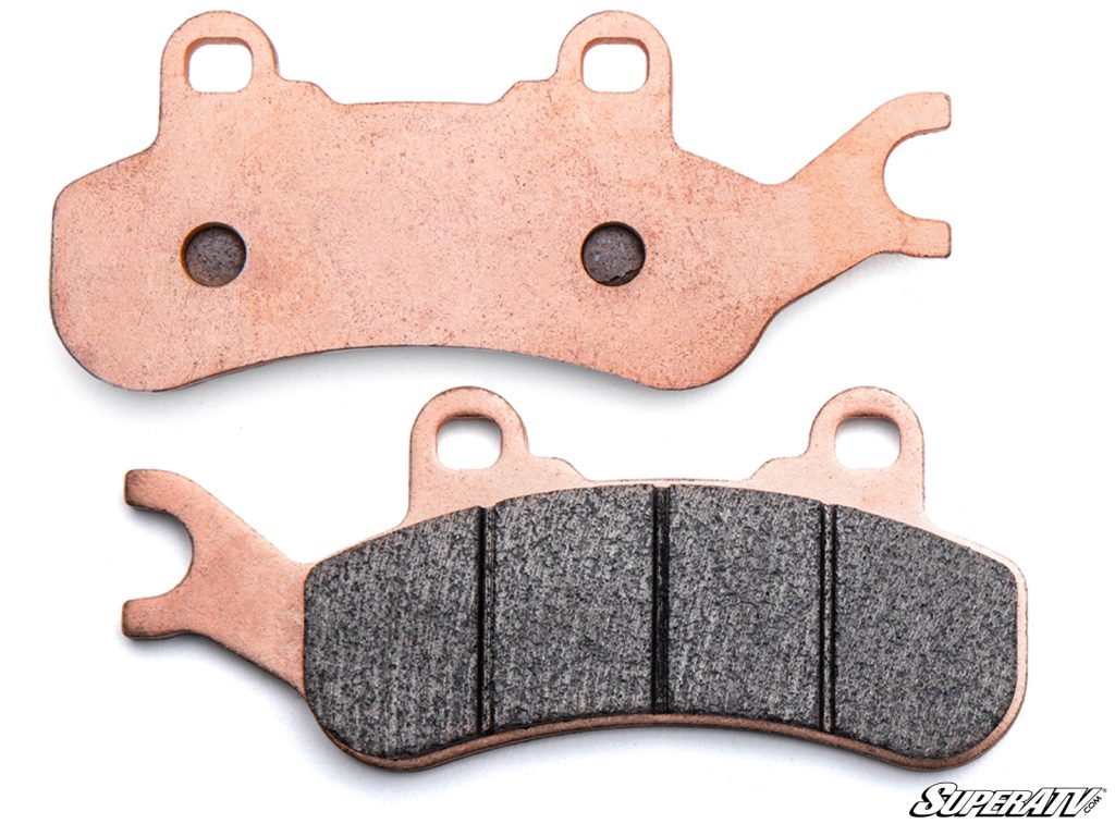 SuperATV brake pads on a white background.