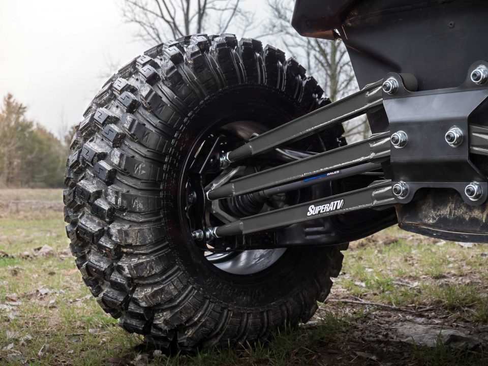 SuperATV Boxed Rear Radius Rods for Can-Am Maverick X3