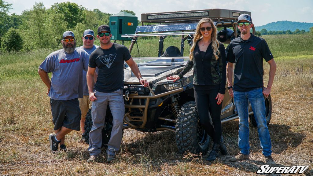 Easton Corbin with Custom SuperATV Polaris General 4