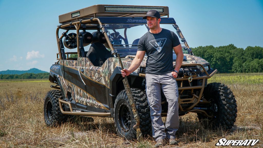 Easton Corbin with Custom SuperATV Polaris General 4