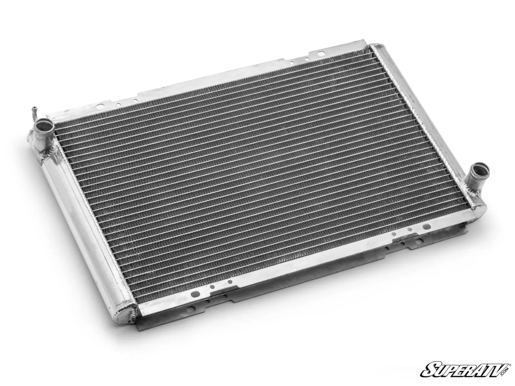 An aluminum radiator for the Defender