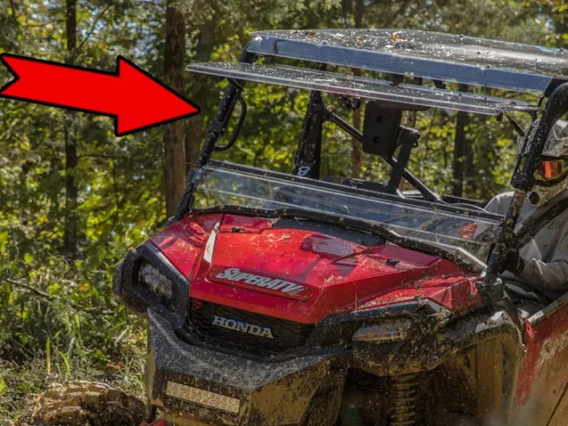 How to Install a Flip Windshield on a Honda Pioneer 1000