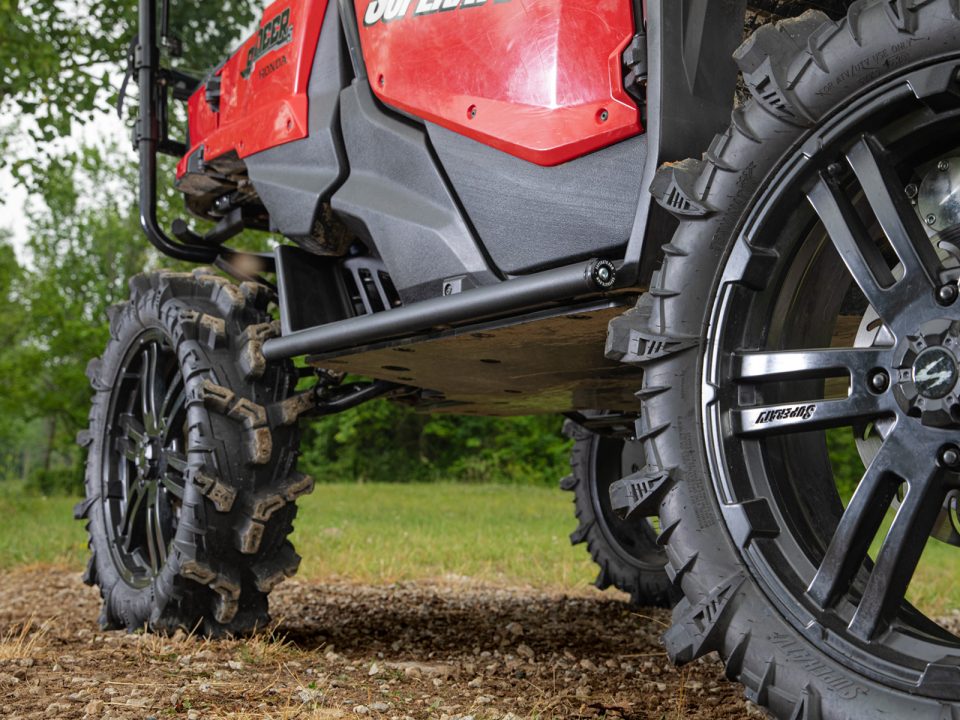 Nerf bars installed on a Honda Pioneer 1000-5