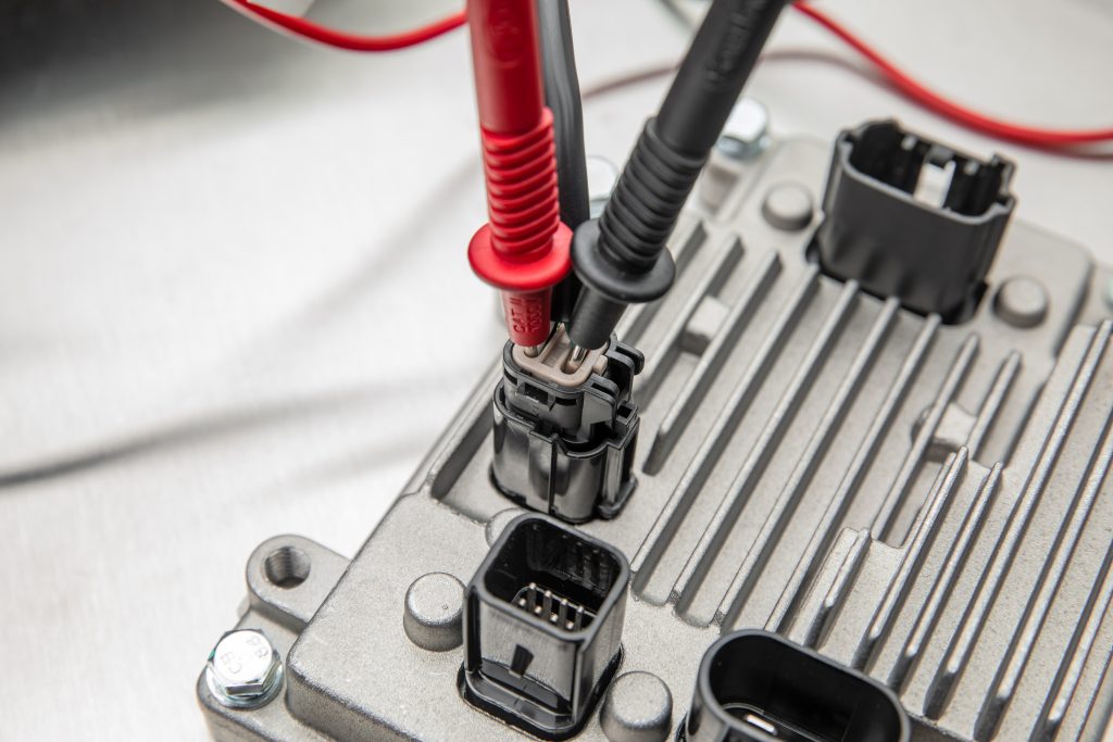 Testing electricity to cpu on power steering kit