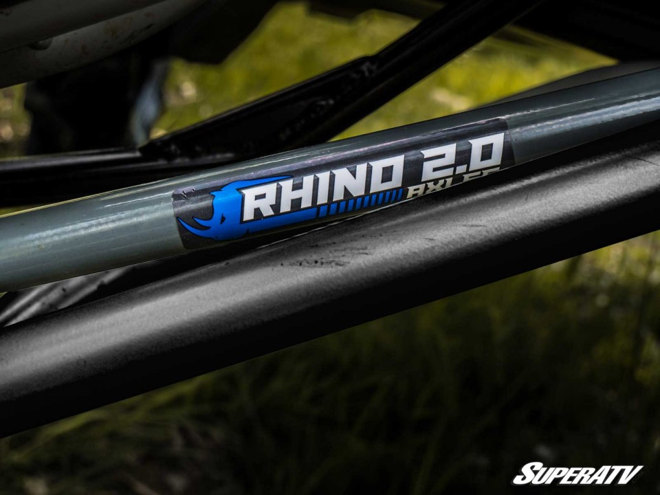 A Rhino 2.0 Axle installed on a side-by-side