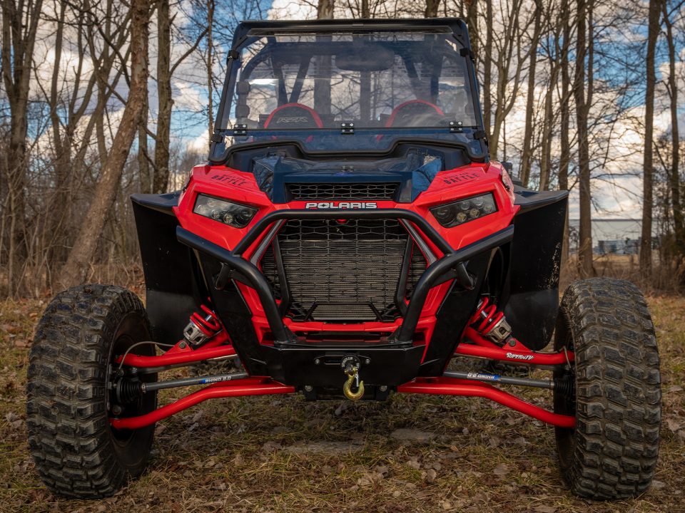 Polaris RZR XP Turbo S Front Bumper with Winch Mount by SuperATV