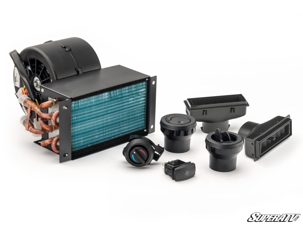 An in-dash cab heater and all the accessories.