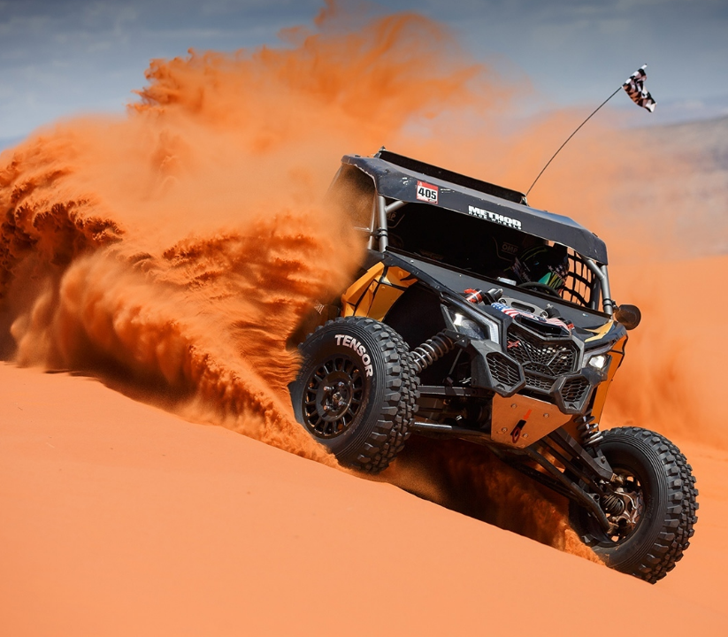 UTV in the sand
