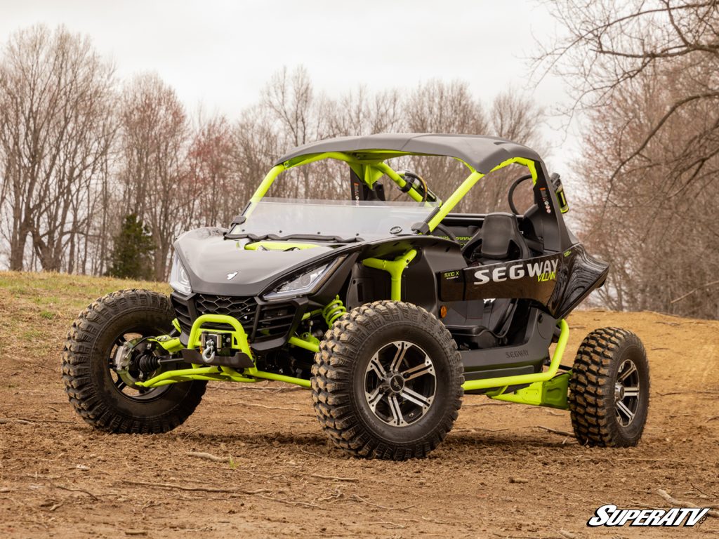 A Segway Villain with a SuperATV half windshield.