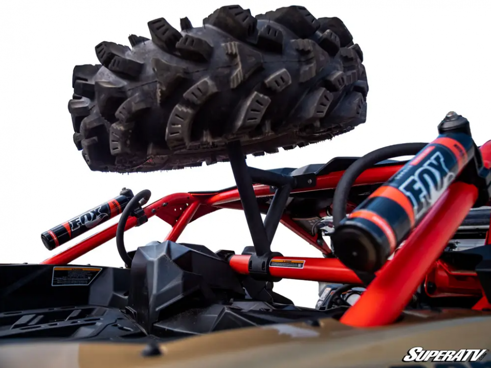 A Can-Am X3 Spare Tire Carrier
