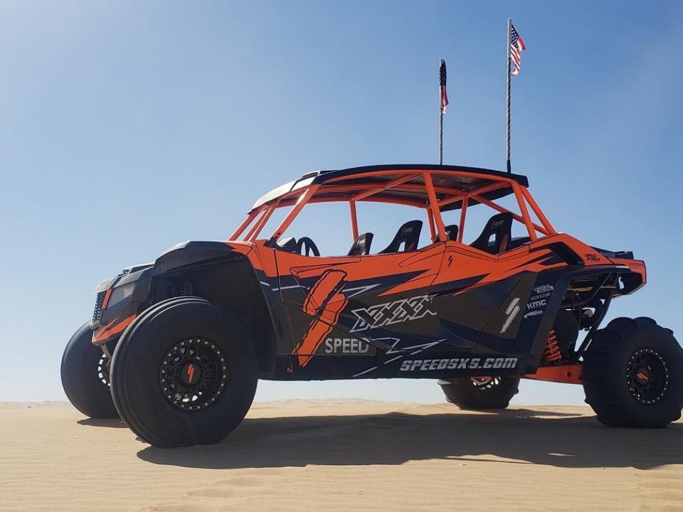 Can-Am Maverick X3 on sand dunes