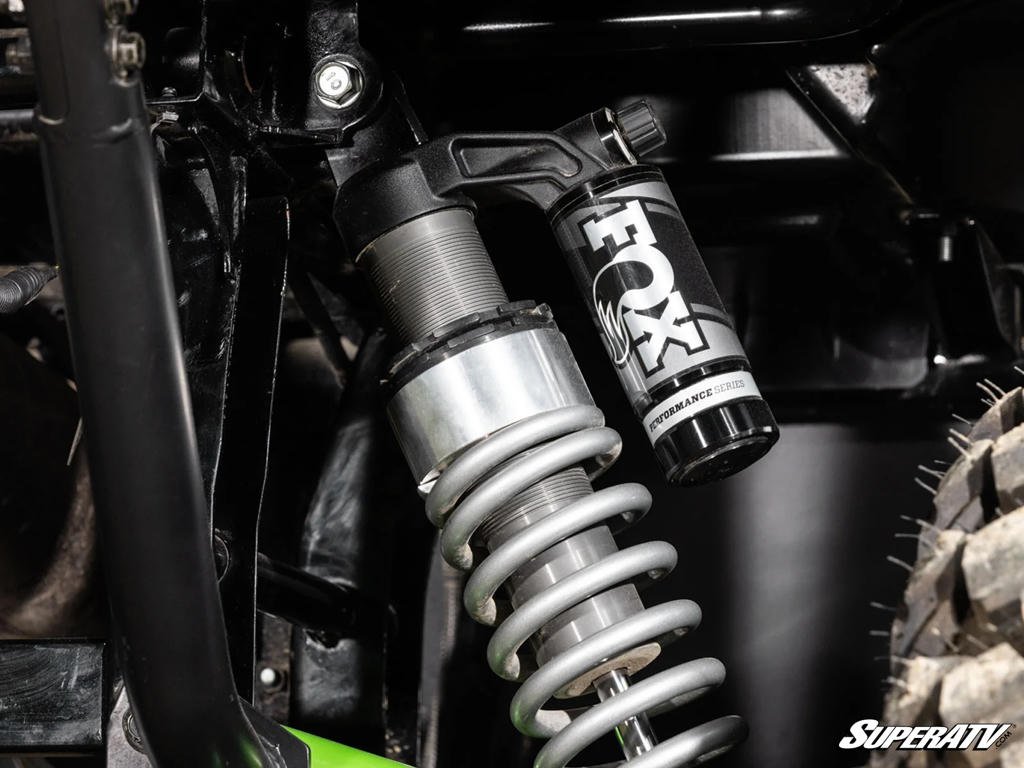 A shock with a spring spacer installed