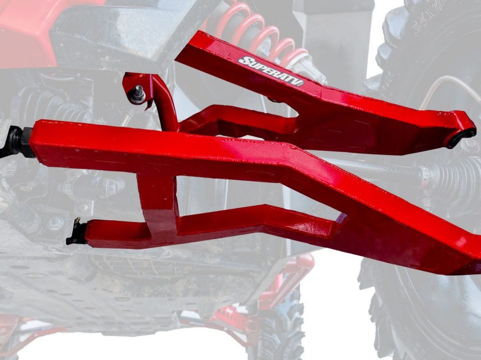 SuperATV red boxed A-arm