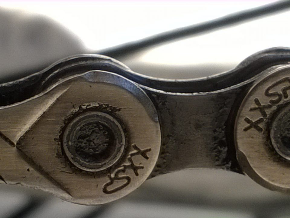 A Closeup of an ATV chain