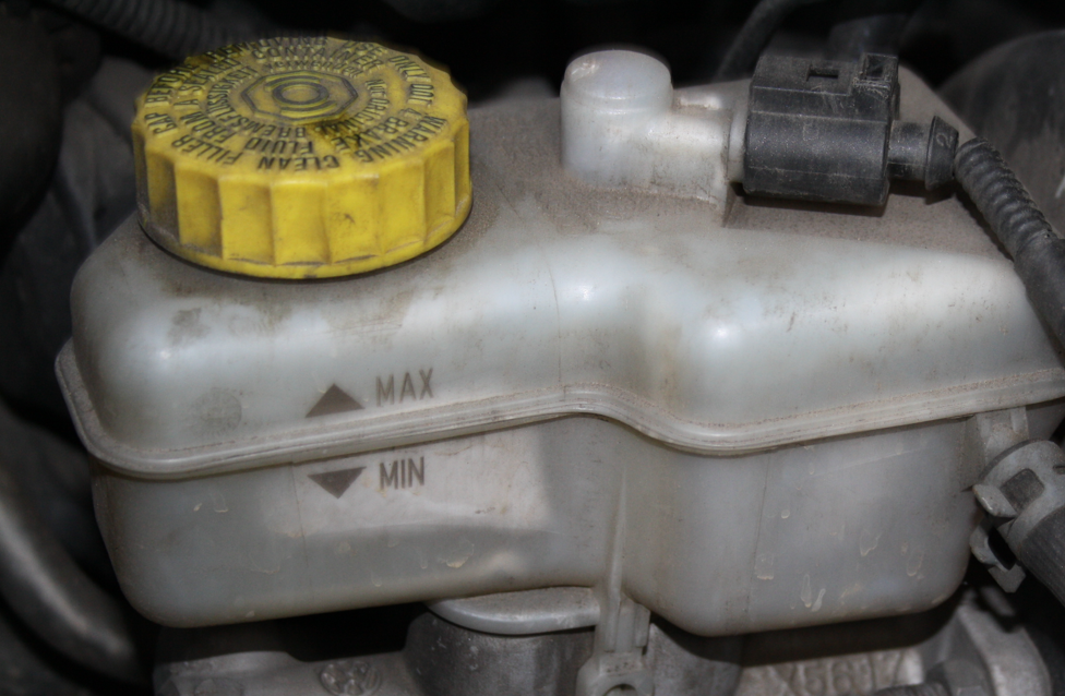 An Example of a brake fluid reservoir