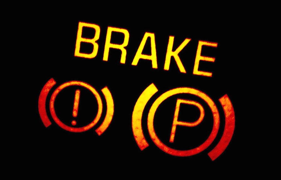 An example of the brake light indicator