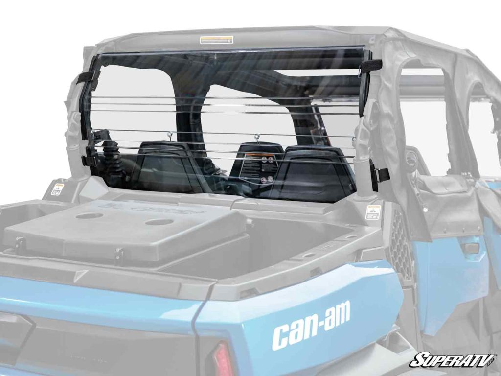 Can-Am Commander rear windshield.