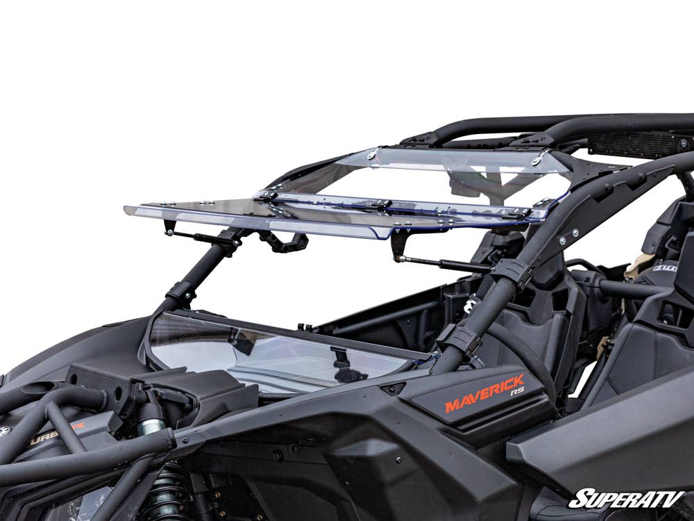 SuperATV flip up windshield