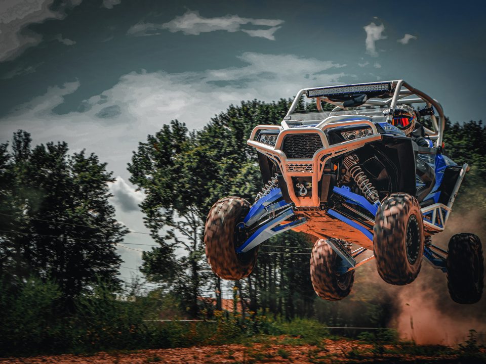 UTV jumping