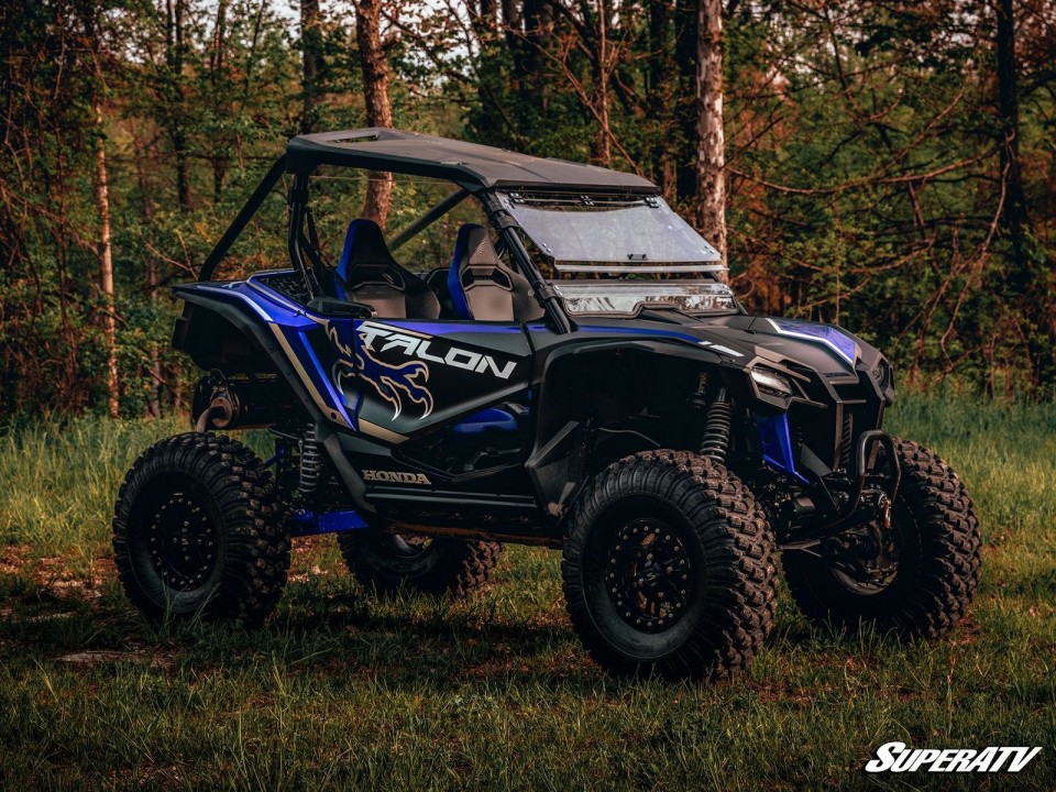 SuperATV flip windshield for Honda Talon 1000X