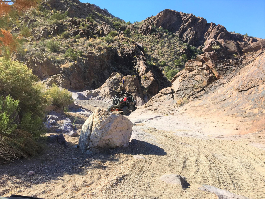 A UTV on the Arizona Peace Trail