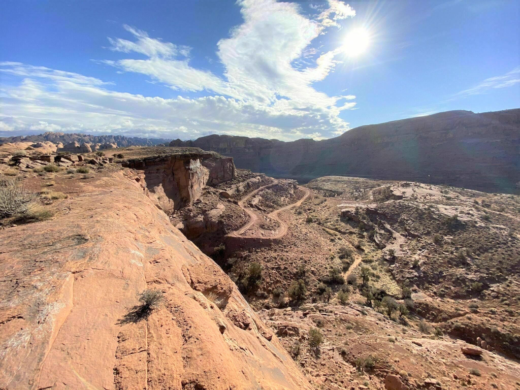 A view from poison spider mesa in moab
