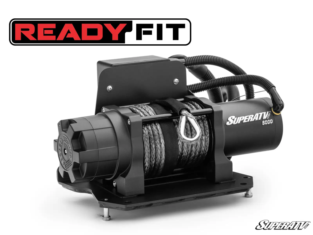 A SuperATV Ready-Fit Black Ops Winch
