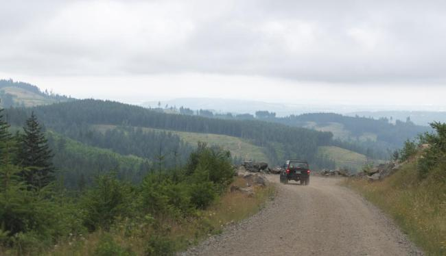 a 4x4 in yacolt burn state forest