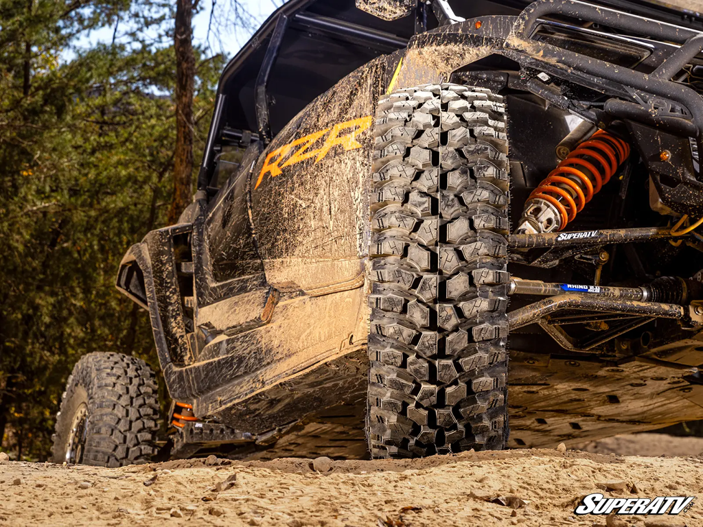 Cliffhanger Tires on a Polaris RZR