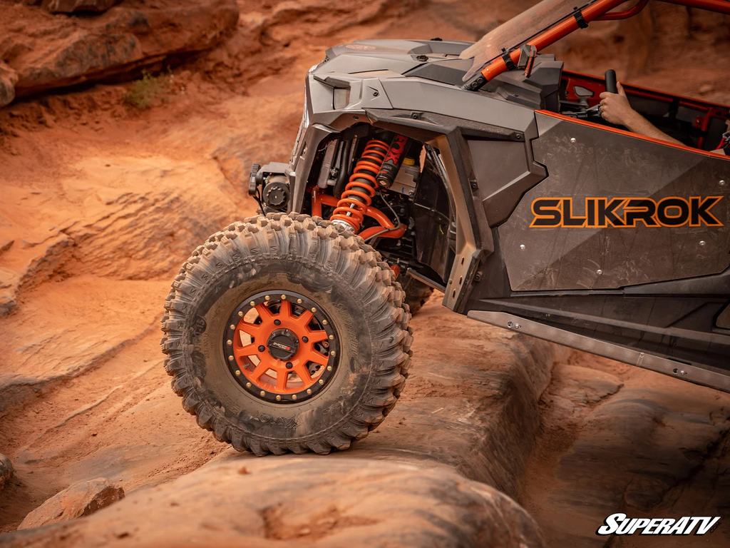 A SuperATV tire.