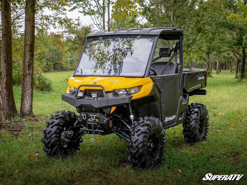 A lifted can-=am Defender HD10