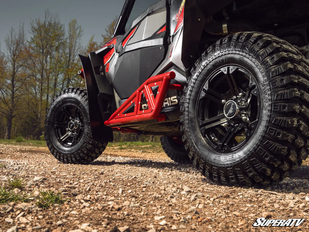 Rock sliders on a Polaris RZR XP 1000