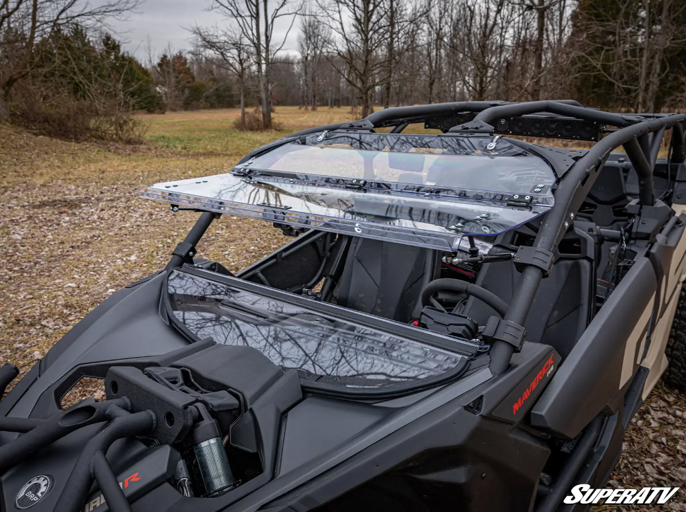 Marverick R flip windshield