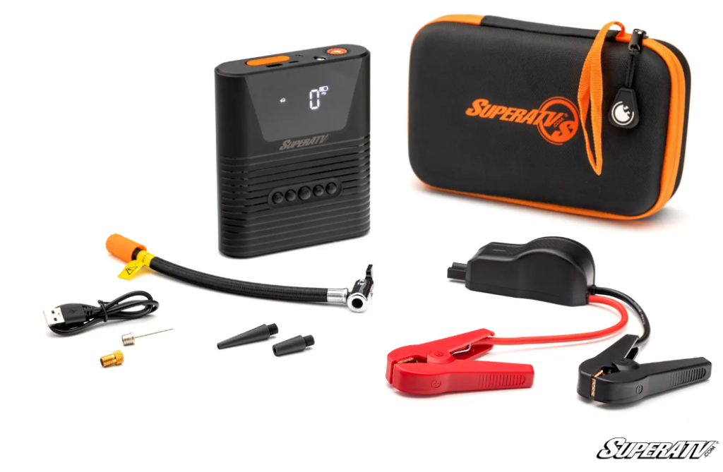 Jump starter and air compressor