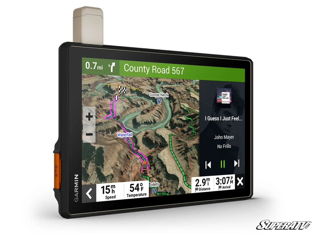 A Garmin GPS System.
