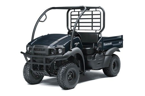 A plain black Kawasaki Mule.