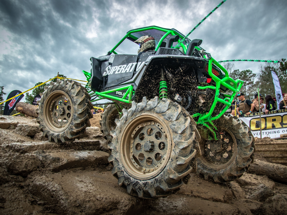 SuperATV's custom built Polaris RZR with GDP Portals installed.