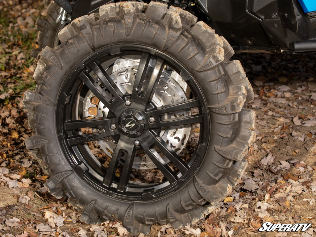 A SuperATV tire.
