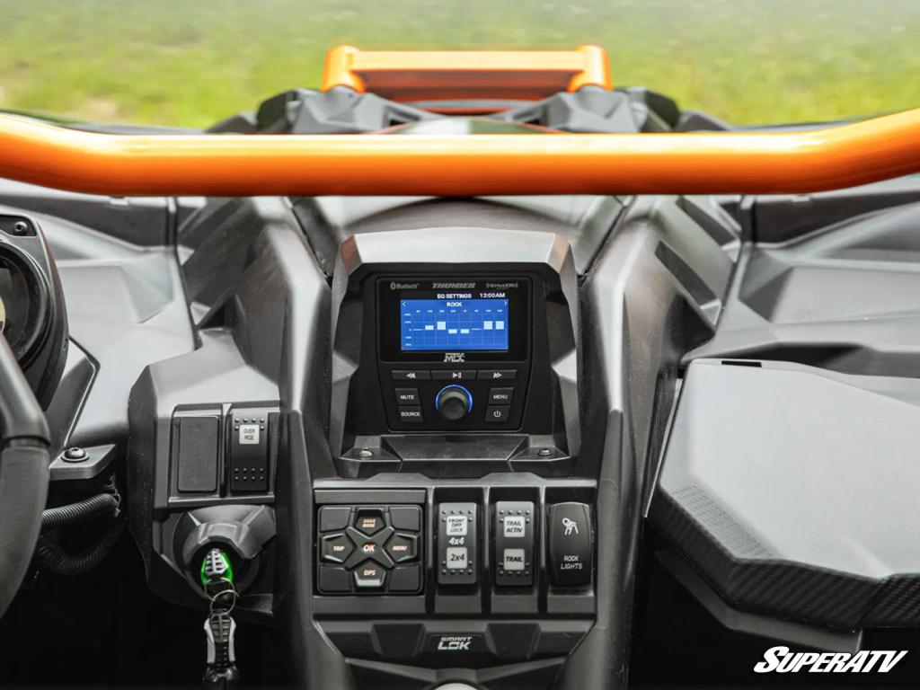 A SuperATV stereo system.