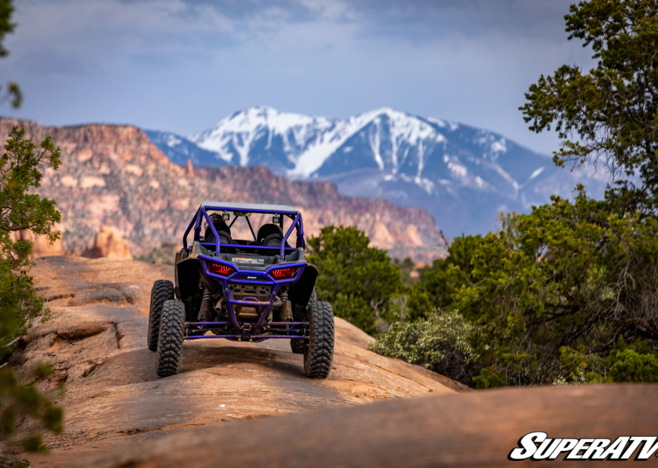 A UTV driving through Moab.