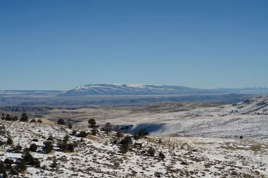 A view across the Pryor mountains